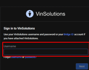 Vinsolutions login