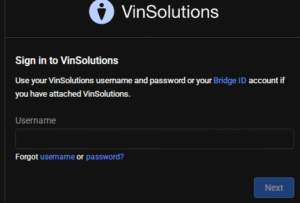 Vinsolutions login